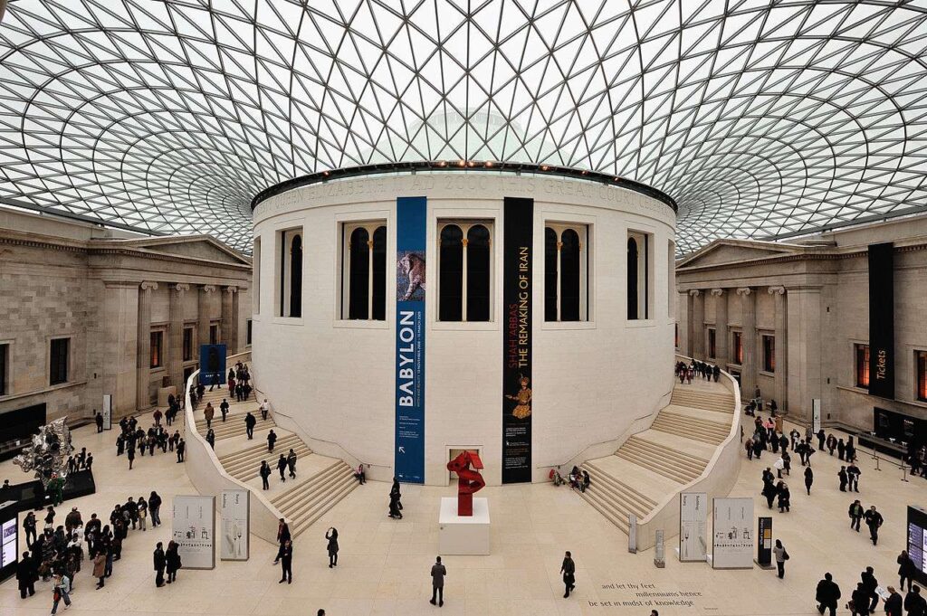 Vista interior del British Museum