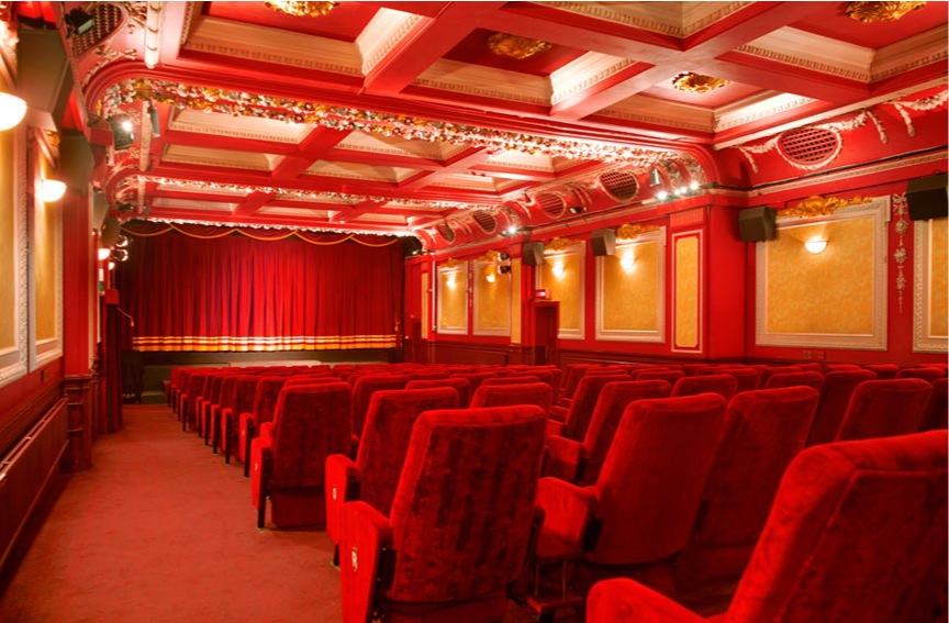 Interior del cine Electric, en Notting Hill